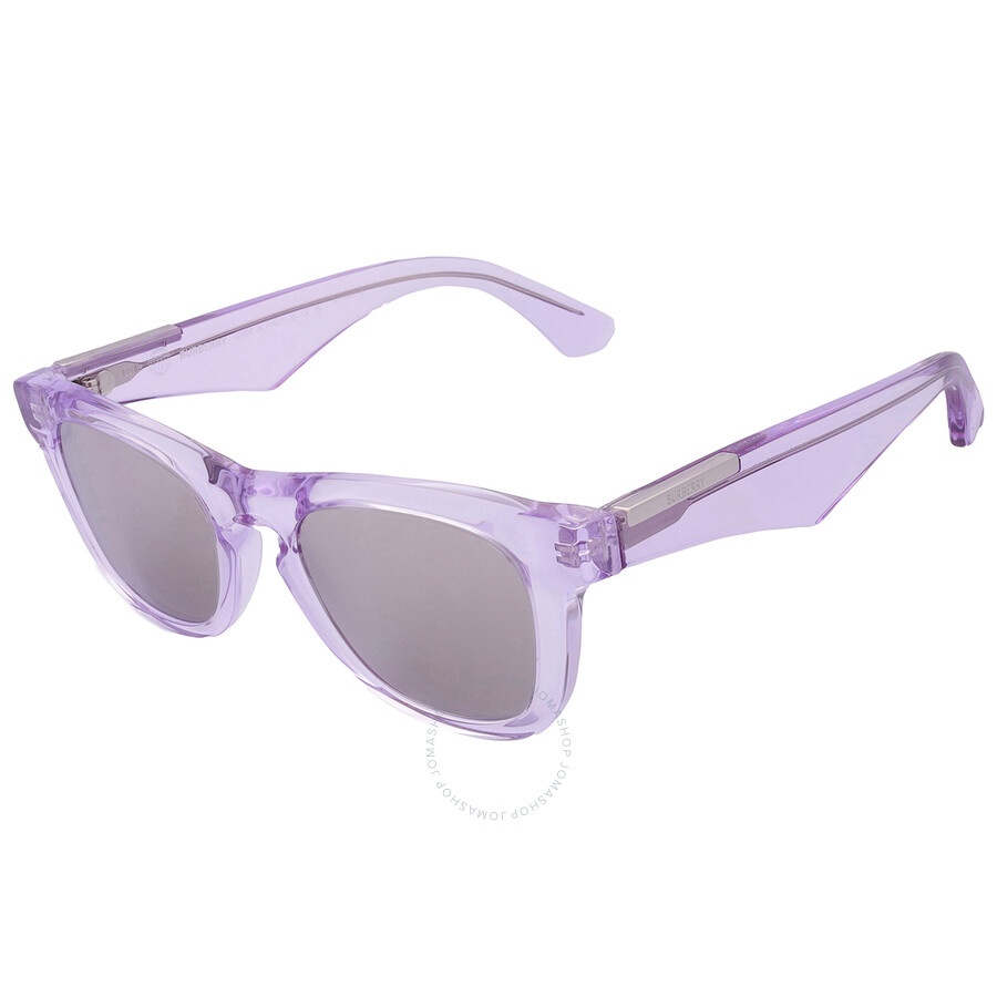 Burberry Light Grey Mirror Silver Square Men's Sunglasses BE4426 40956G 50 - 3