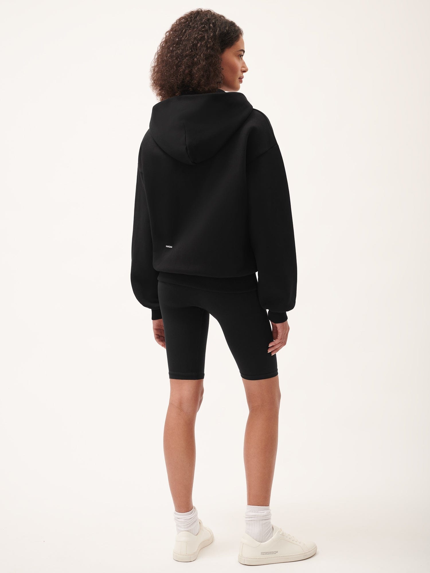 Women's 365 Cotton Stretch Cycle Shorts - Black - 3