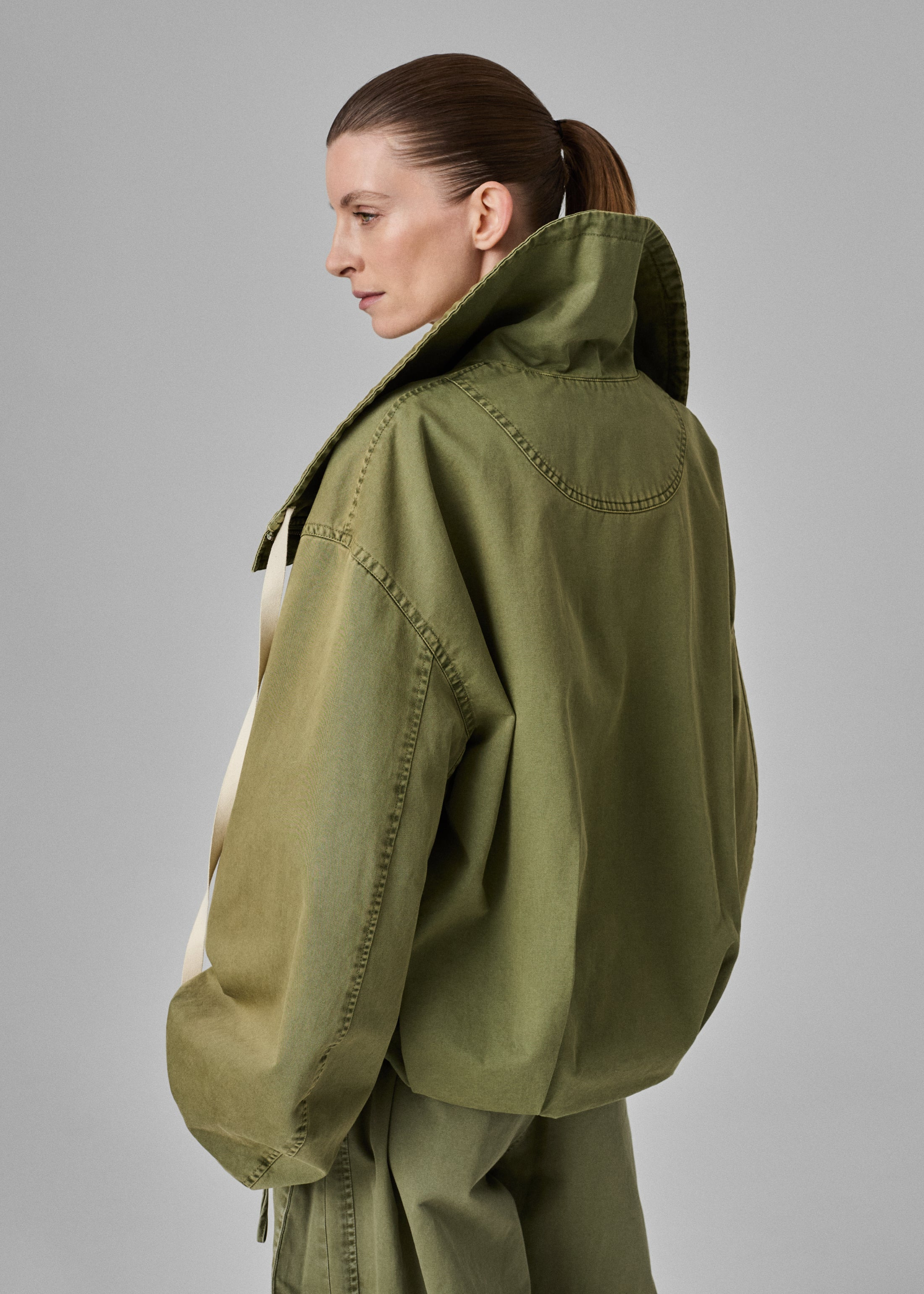 Rolled Collar Jacket - 3