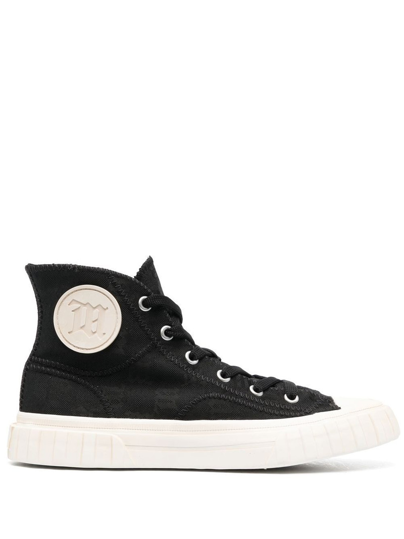 monogram high-top trainers 1