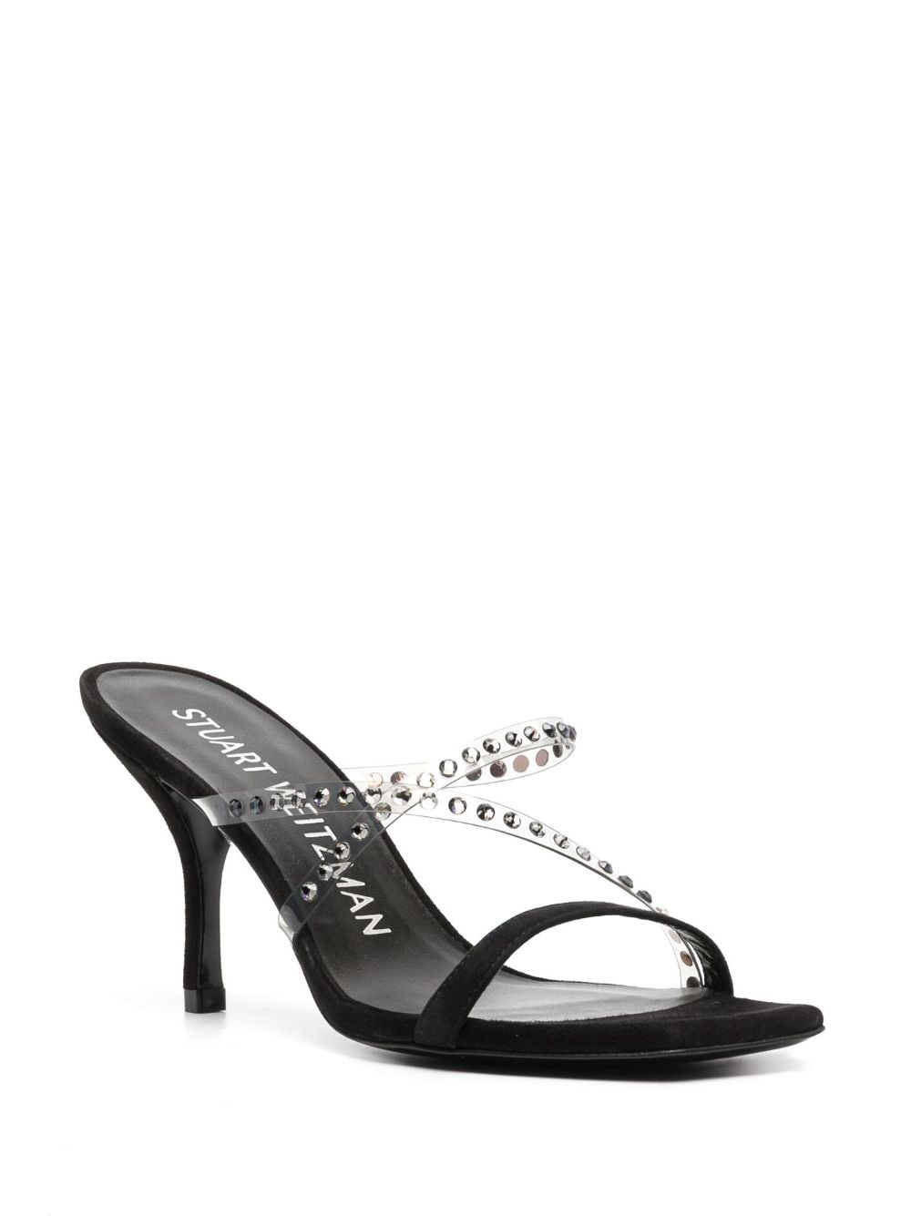 Strapeze 85mm crystal-embellished sandals - 2