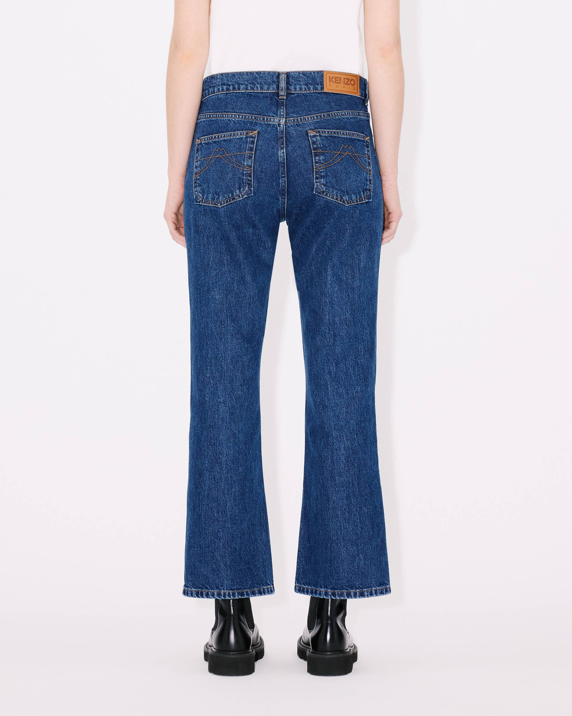 BARA cropped jeans in japanese denim - 4