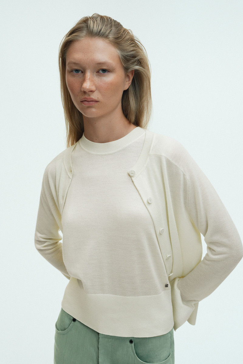 Knitted top Isola in Vanilla 6