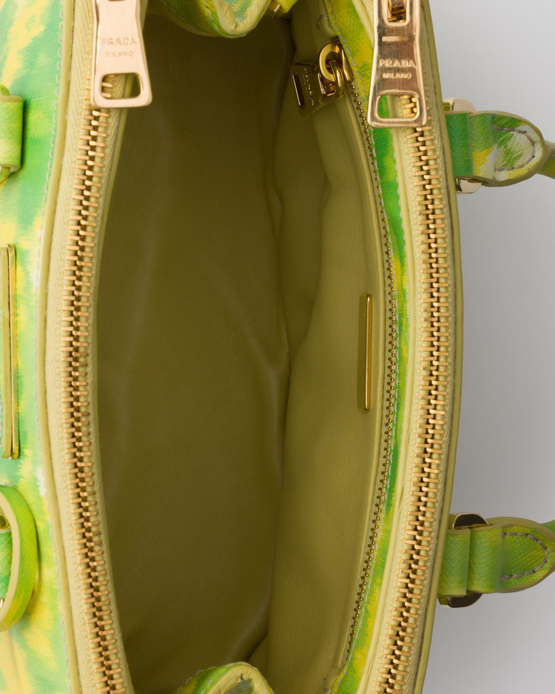 Prada Galleria mini printed Saffiano leather bag 5