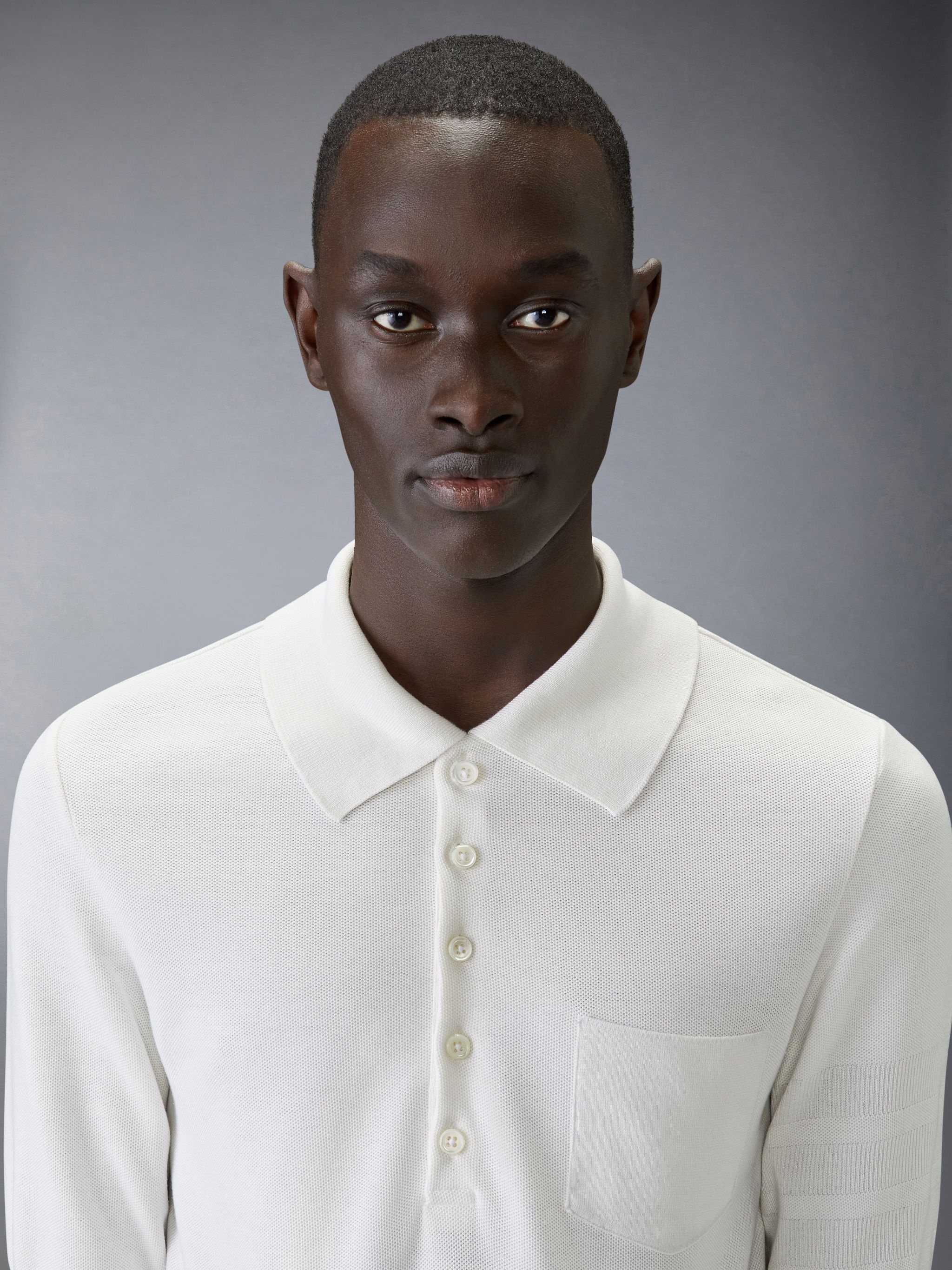 Silk Pique Pocket Polo - 4