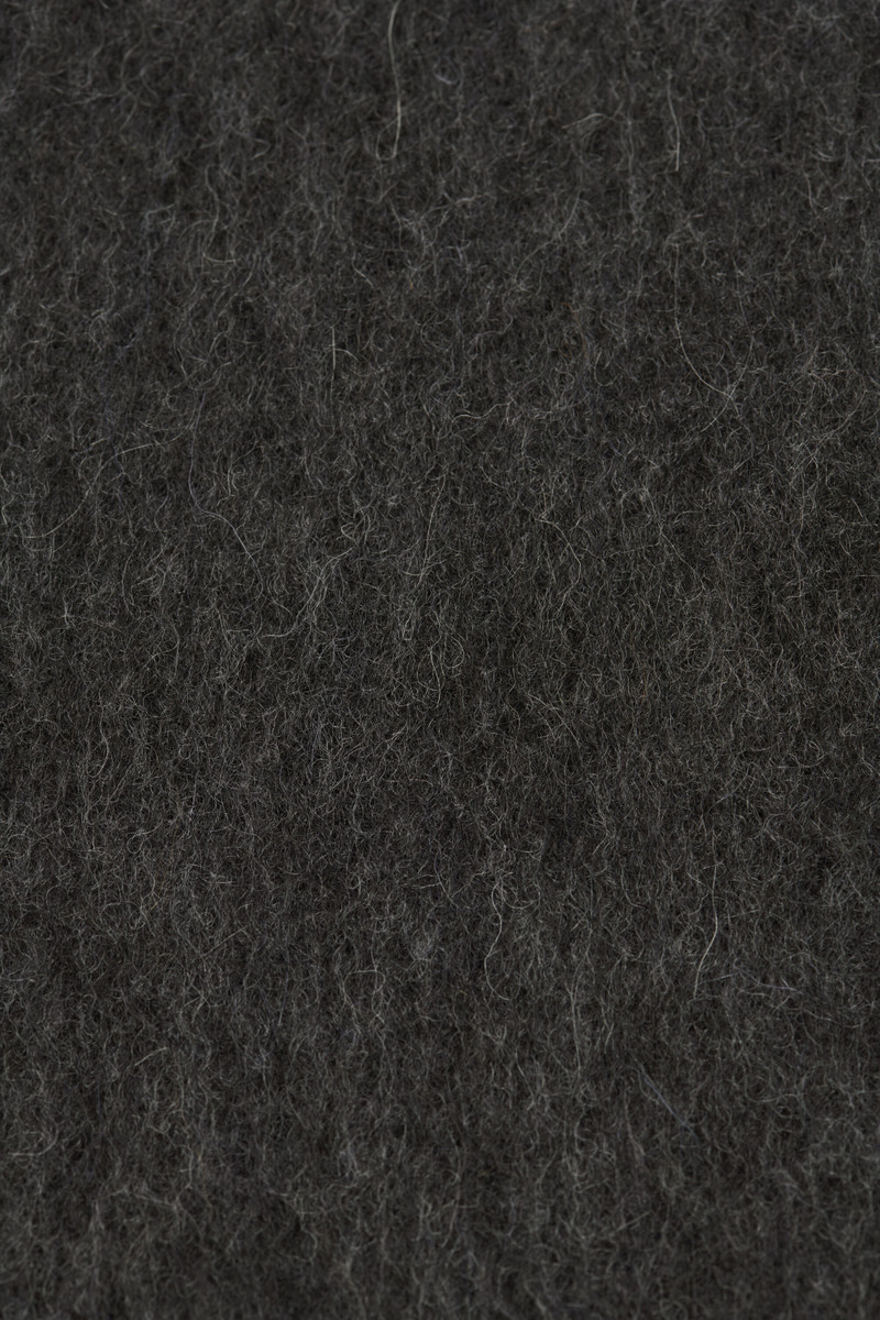 Bicolor alpaca scarf - Beige/grey 3