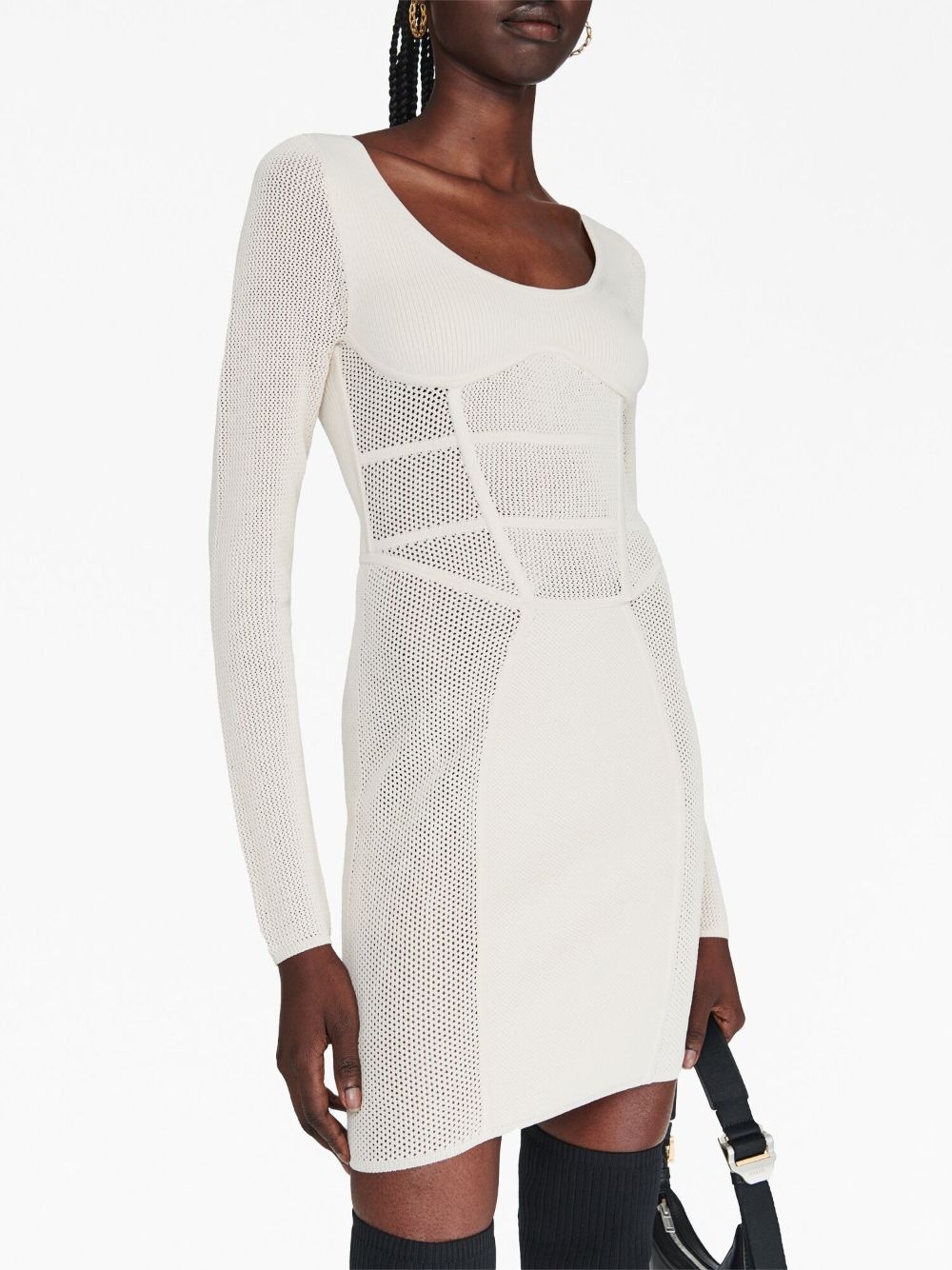 Sport crochet-knit mini dress - 5