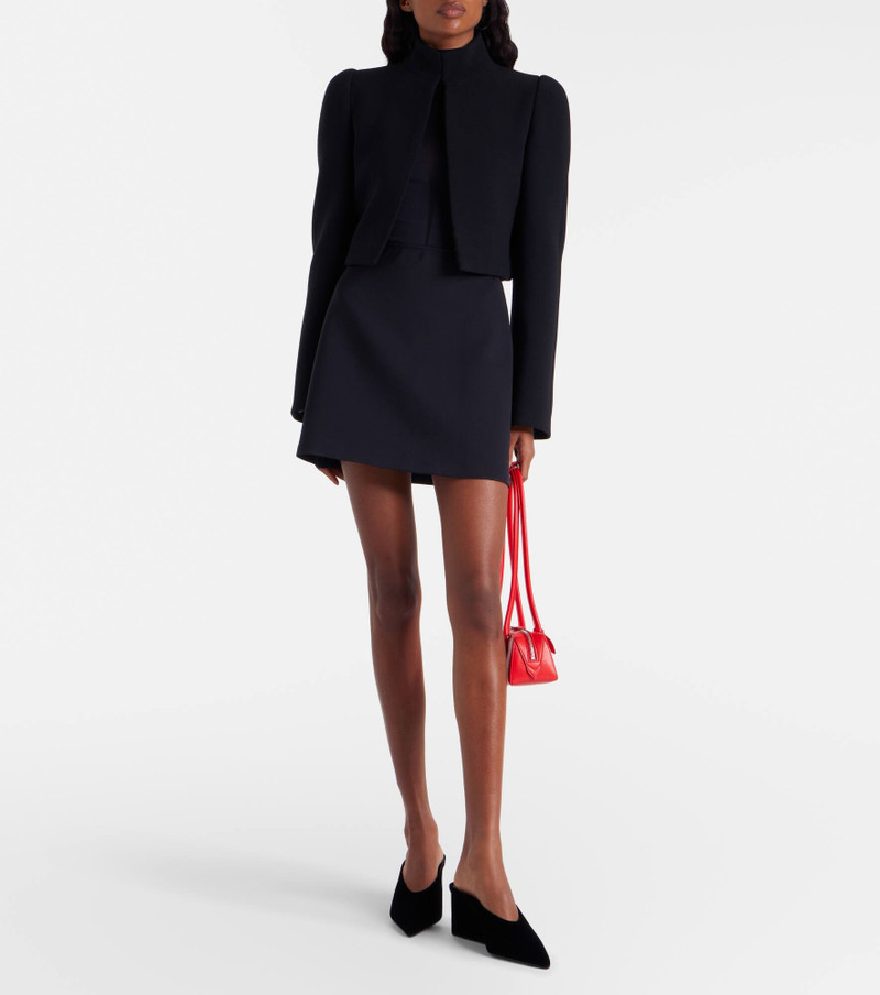 Wolford Midnight Grace high-rise jersey miniskirt outlook