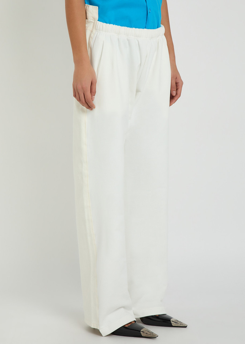 BETTTER Bettter Contrasting Denim and Cotton Straight-leg Trousers outlook