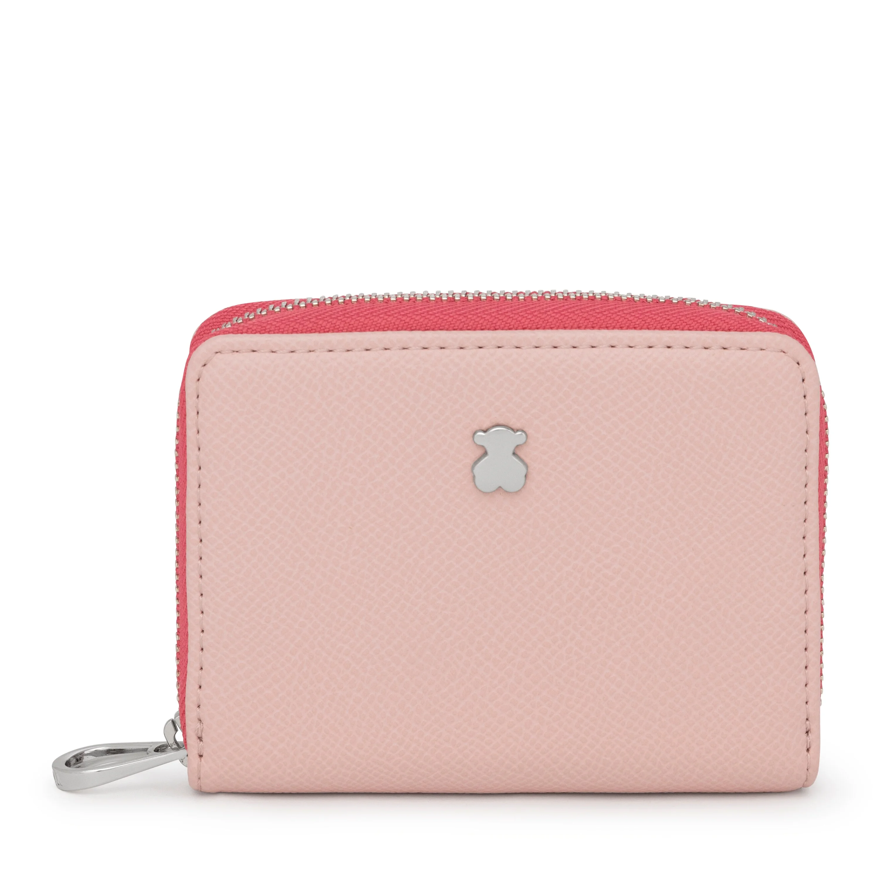 Medium pink and beige New Dubai Change purse - 1