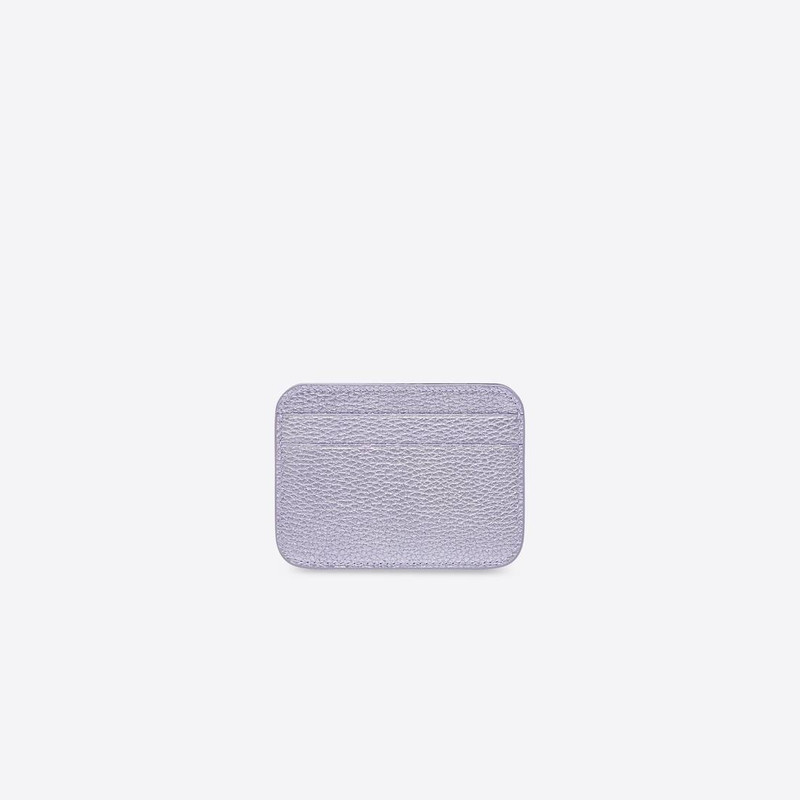 BALENCIAGA Women's Cash Card Holder in Purple outlook