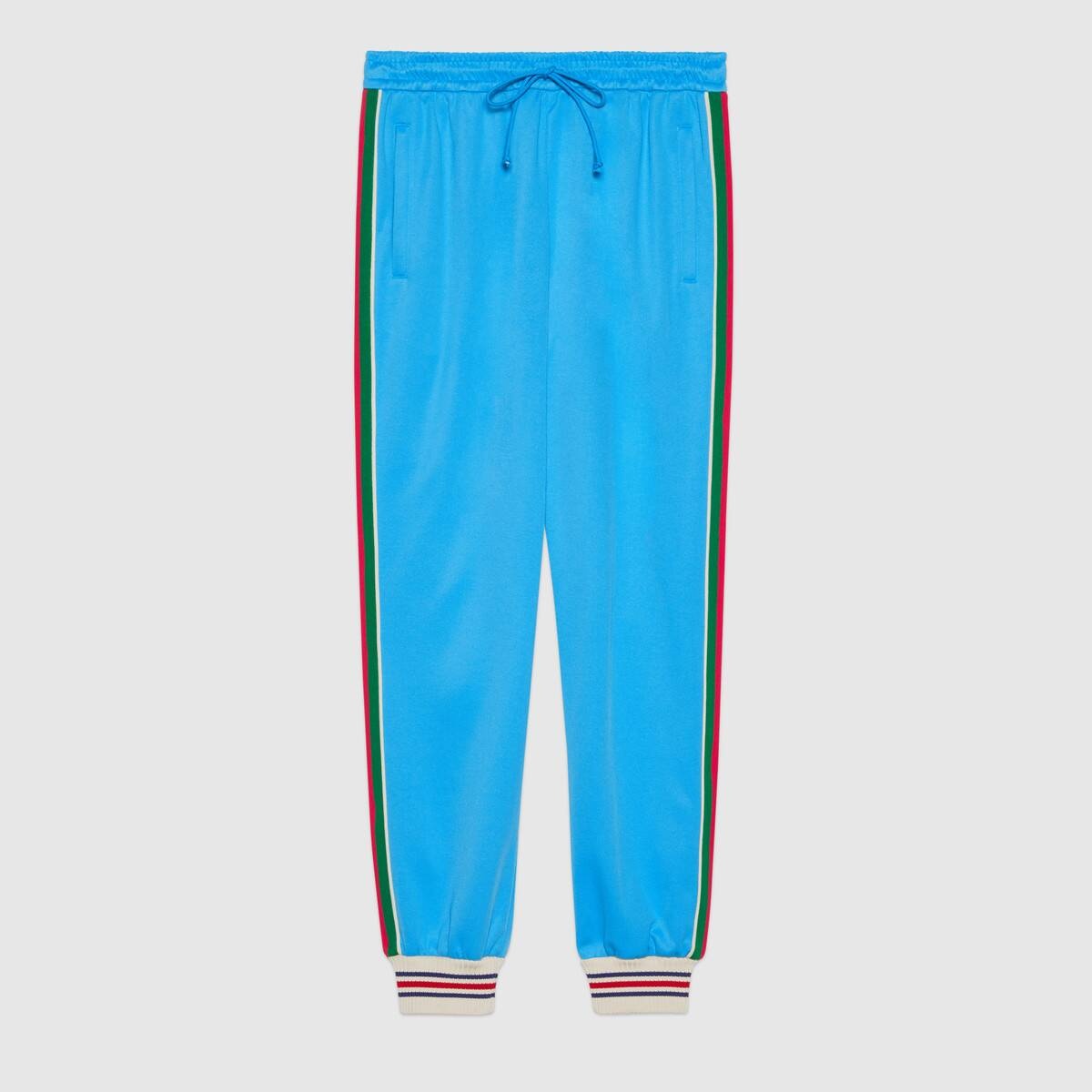 Technical jersey jogging pant with Web - 1