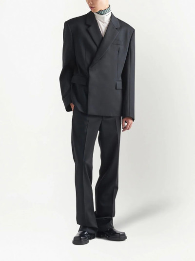 Prada tailored wool trousers outlook