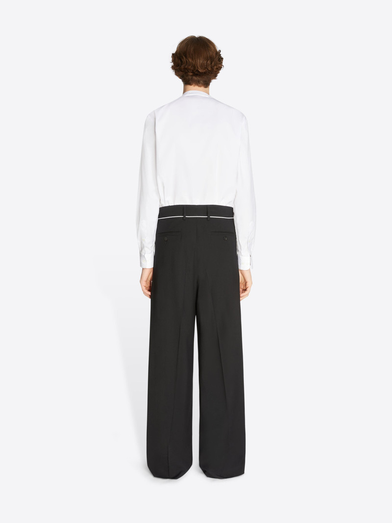 BOW NECK COTTON SHIRT 4