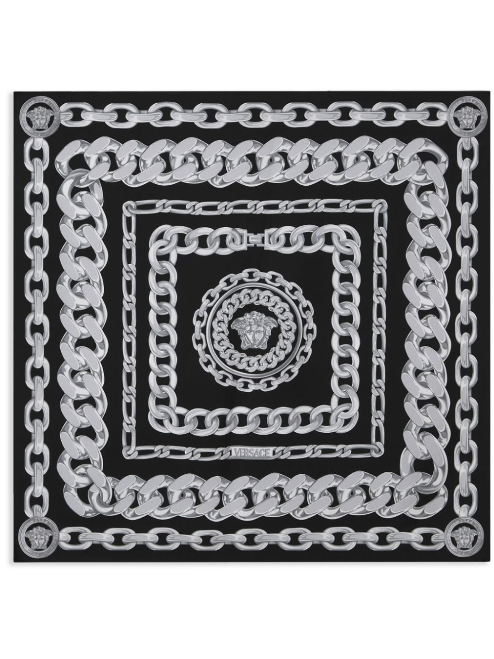 graphic-print scarf - 1