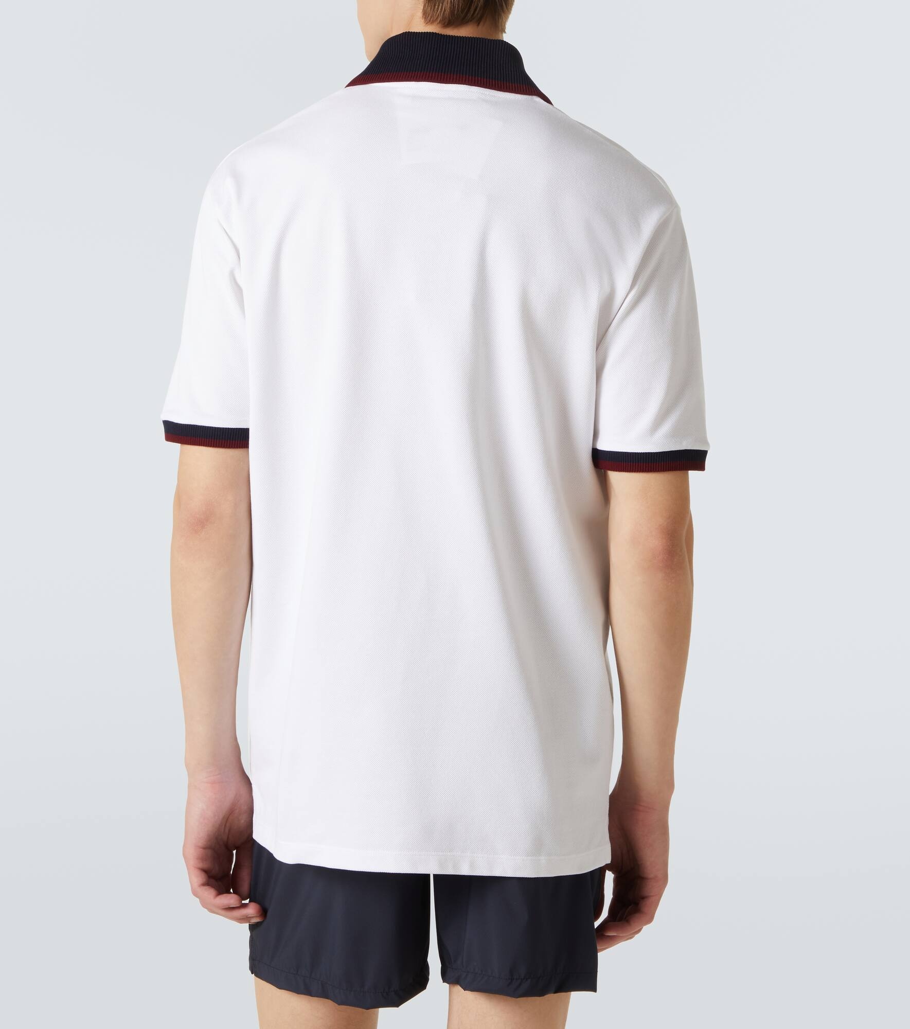 Cotton piqué polo shirt - 4