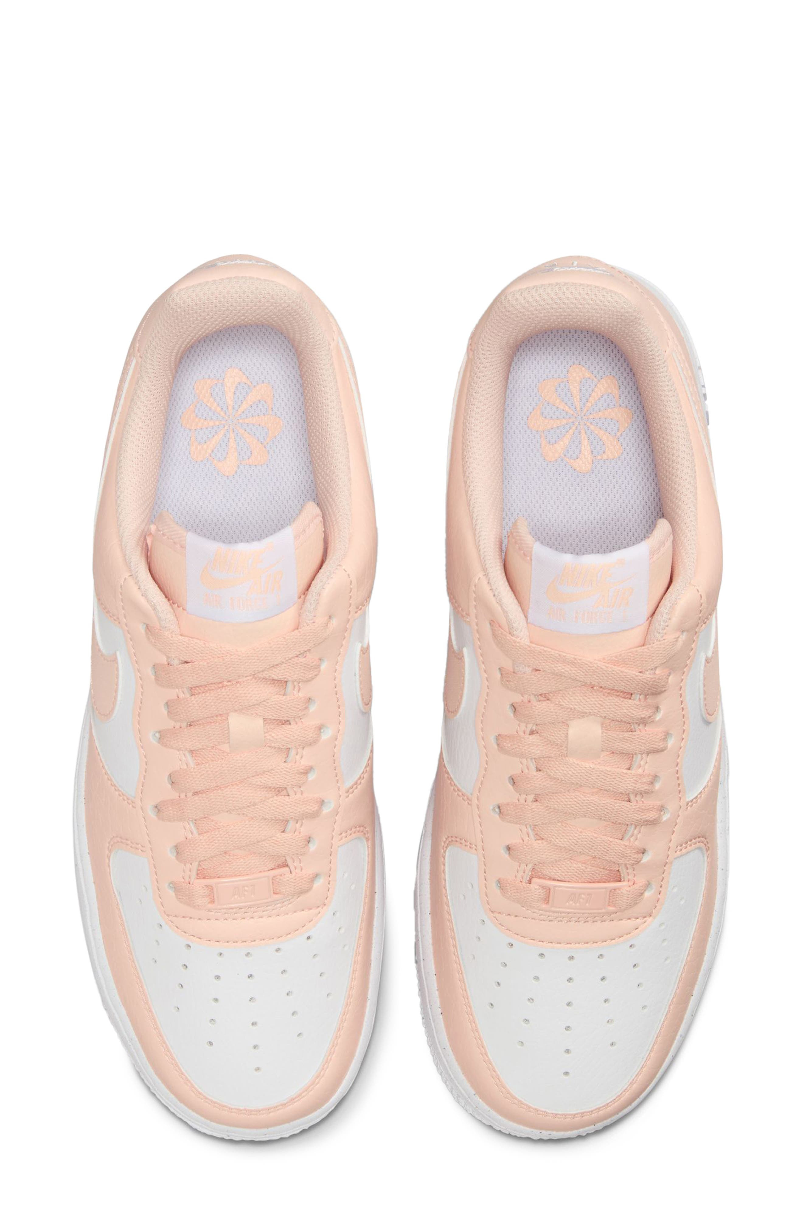 Nike Air Force 1 '07 SE Sneaker in White/Washed Coral/White at Nordstrom - 3
