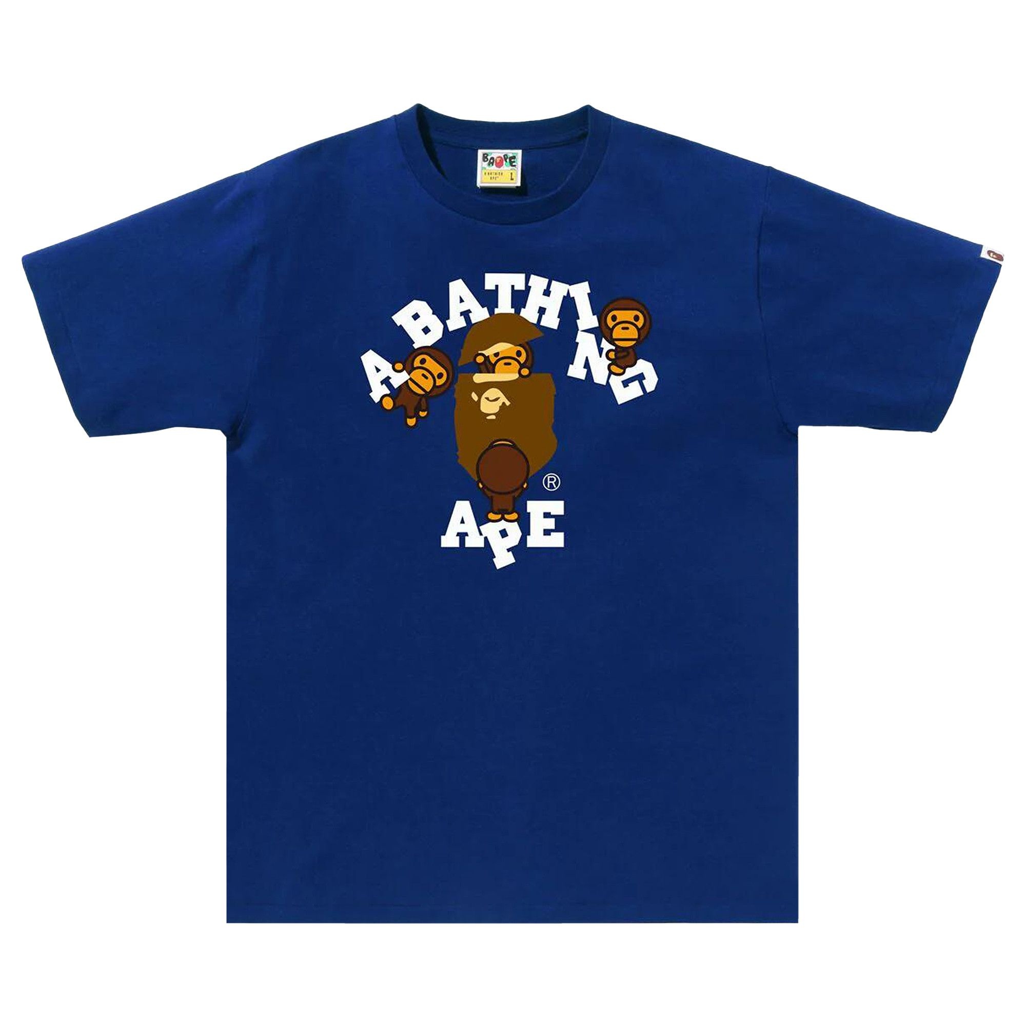 BAPE College Milo Tee 'Blue' - 1