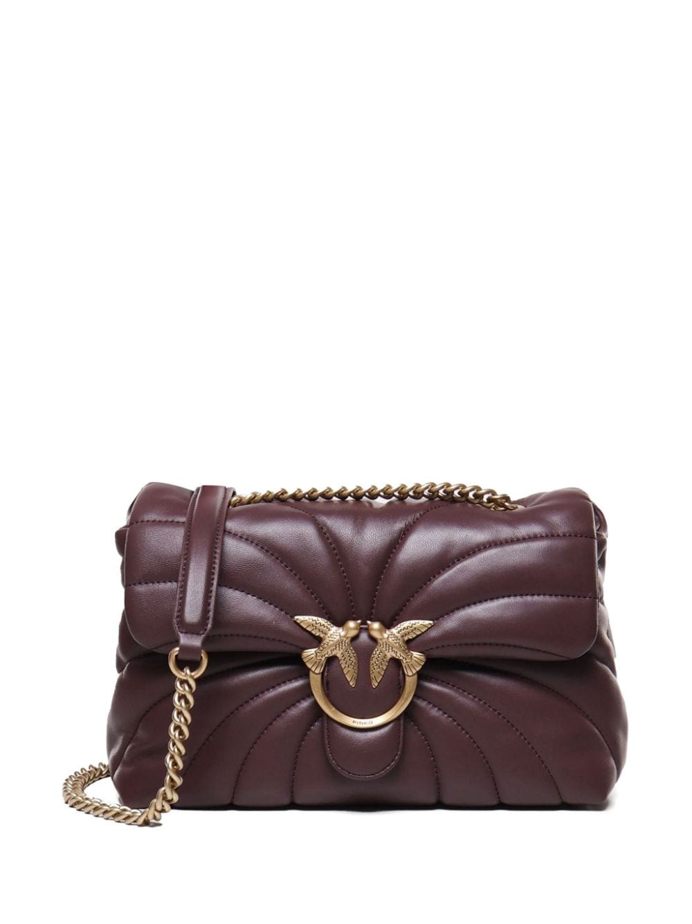 logo-buckle shoulder bag - 1