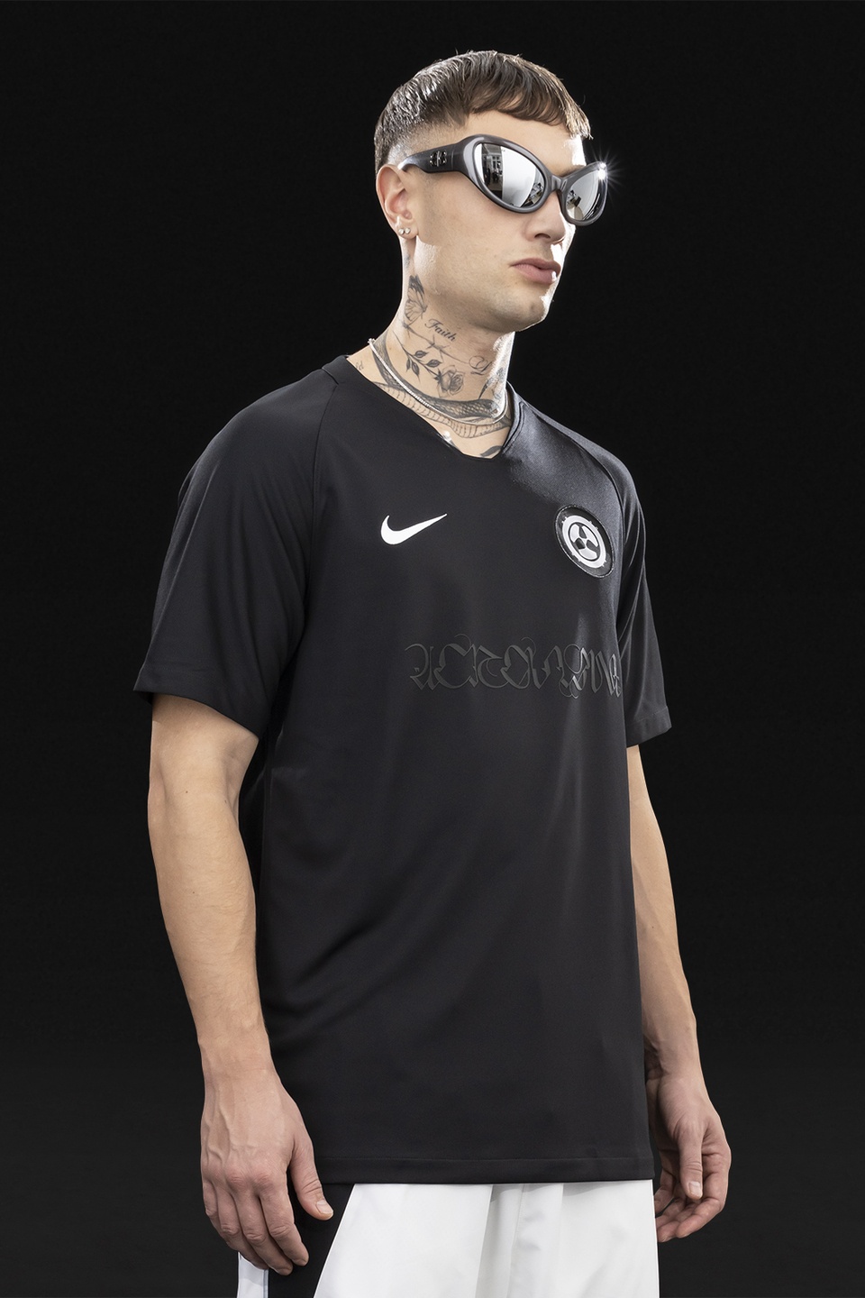 GGG-T1-010 Nike® Acronym® Stadium Jersey Black/Black - 2