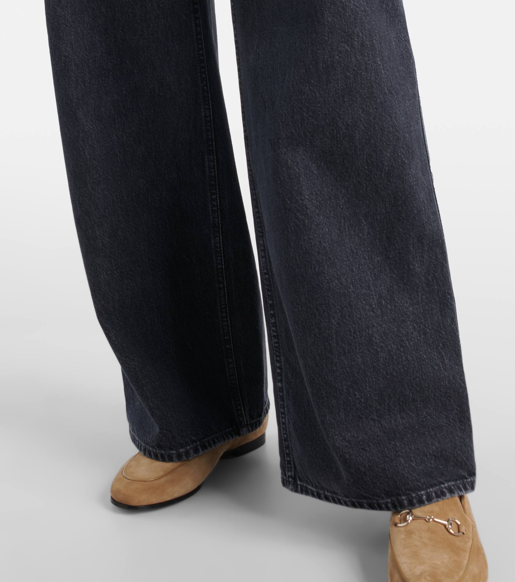 High-rise wide-leg jeans - 5