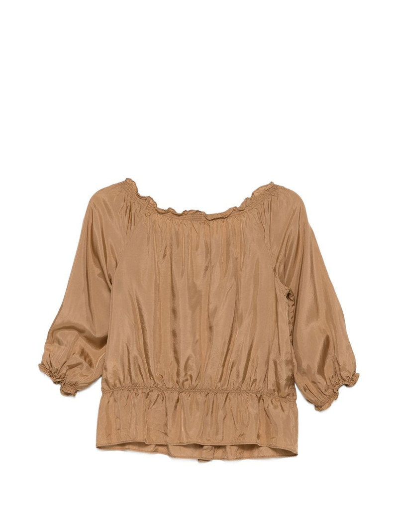 Aspesi ruffled blouse outlook
