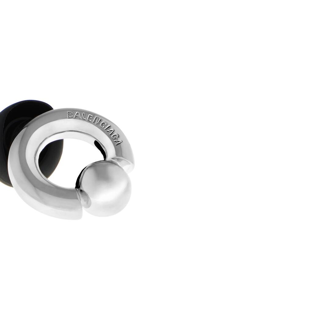 Berlin Ball Ear Jewels  in Silver - 2