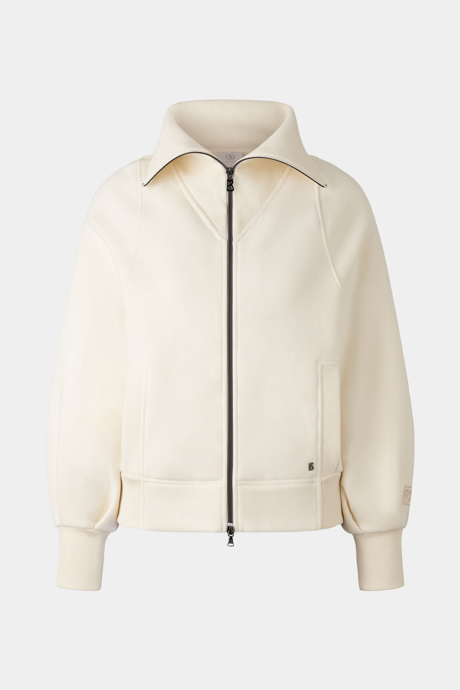Talli Sweatshirt jacket in Cream white - 1