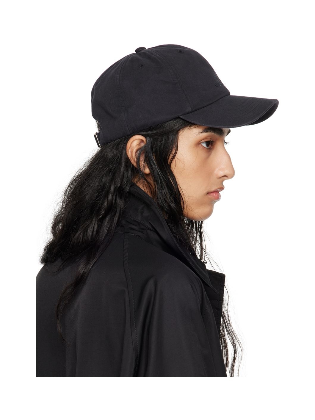 Studio Nicholson Navy Logo Cap | ssense | REVERSIBLE