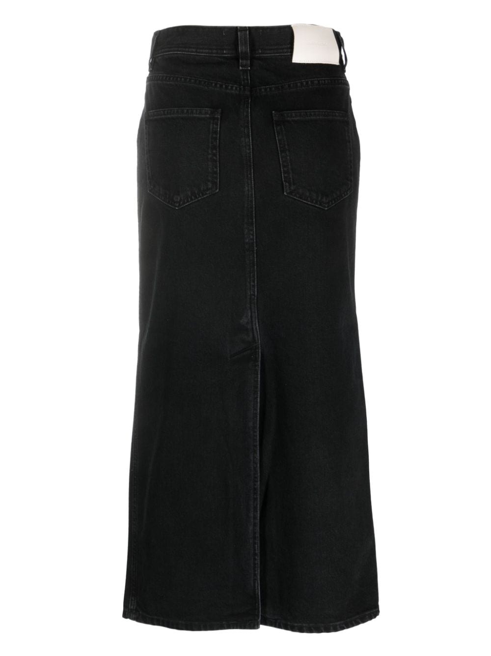 organic-cotton midi skirt - 2