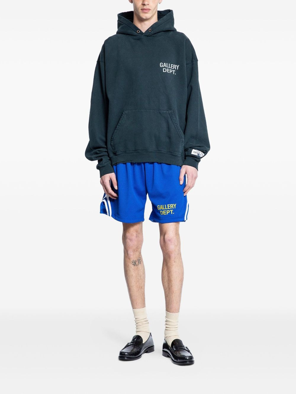 Venice stripe-detail mesh shorts - 2