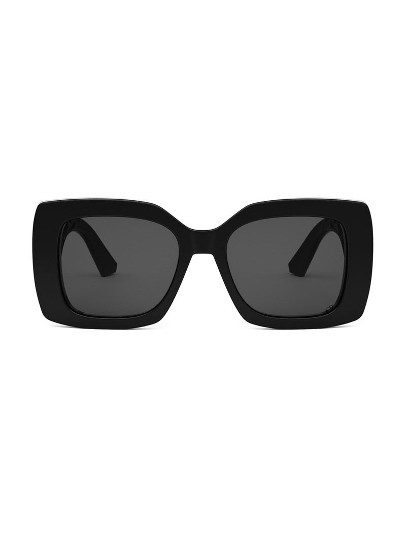 Women's VeryDior S1I 54MM Square Sunglasses - Dark Grey Black 1