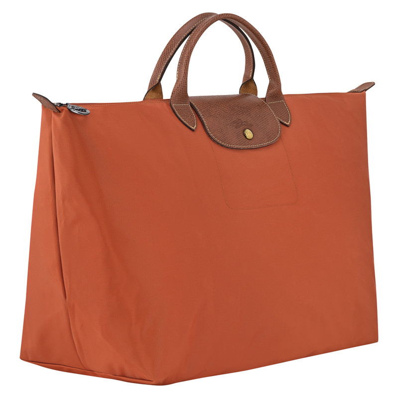 Le Pliage Original L Travel bag Brick - Recycled canvas 3