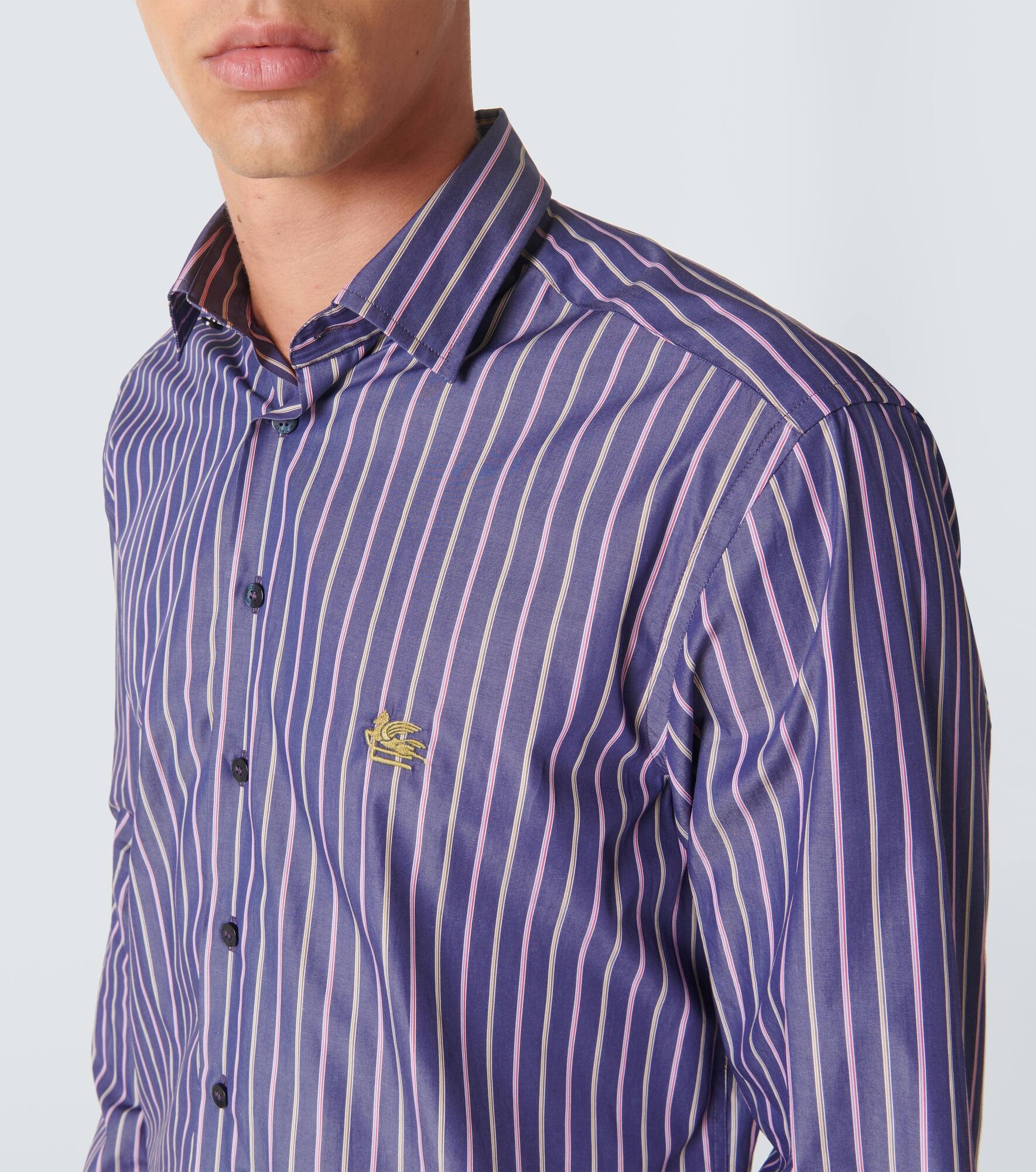 Striped cotton shirt - 5