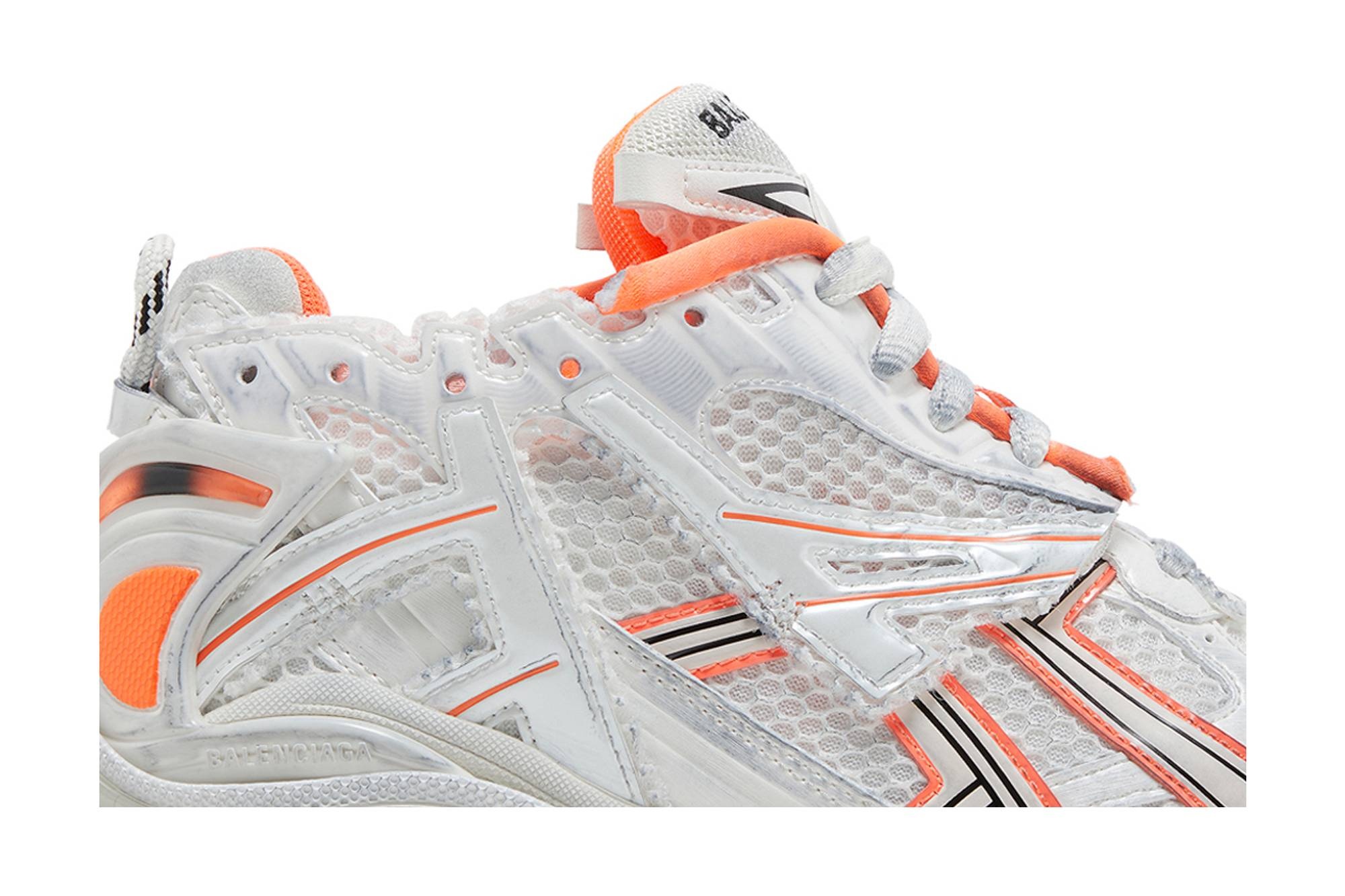 Balenciaga Wmns Runner Sneaker 'White Fluo Orange' - 2