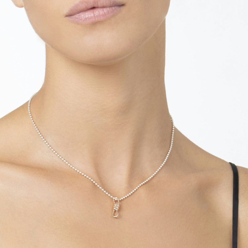 ROSE GOLD NODO CHARM 3