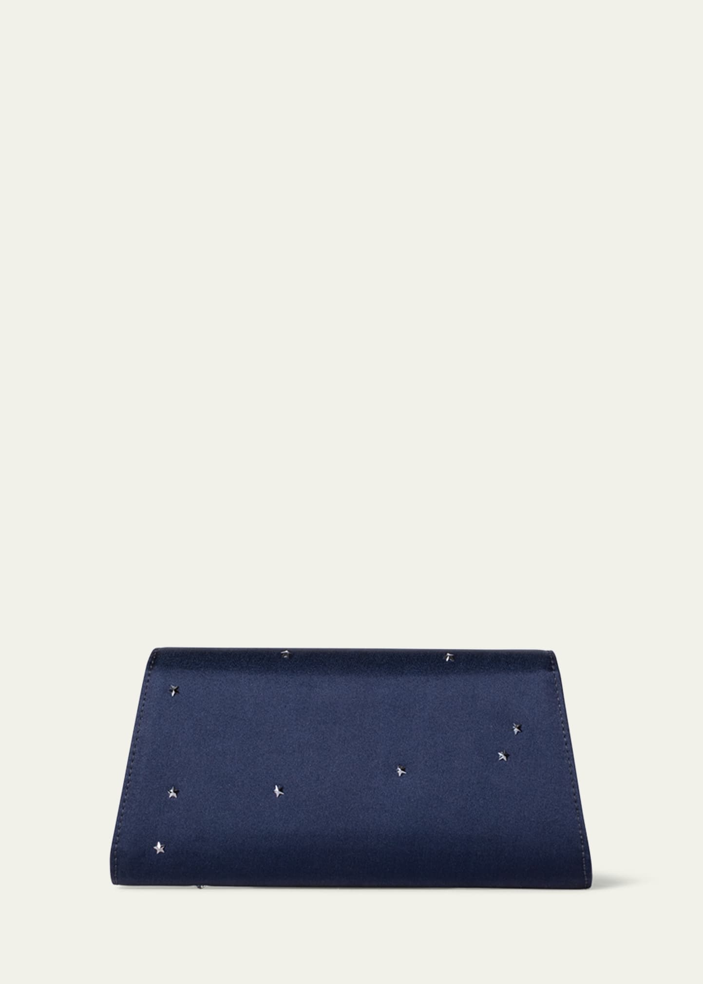 Anouk Small Star Embellished Satin Clutch Bag - 3