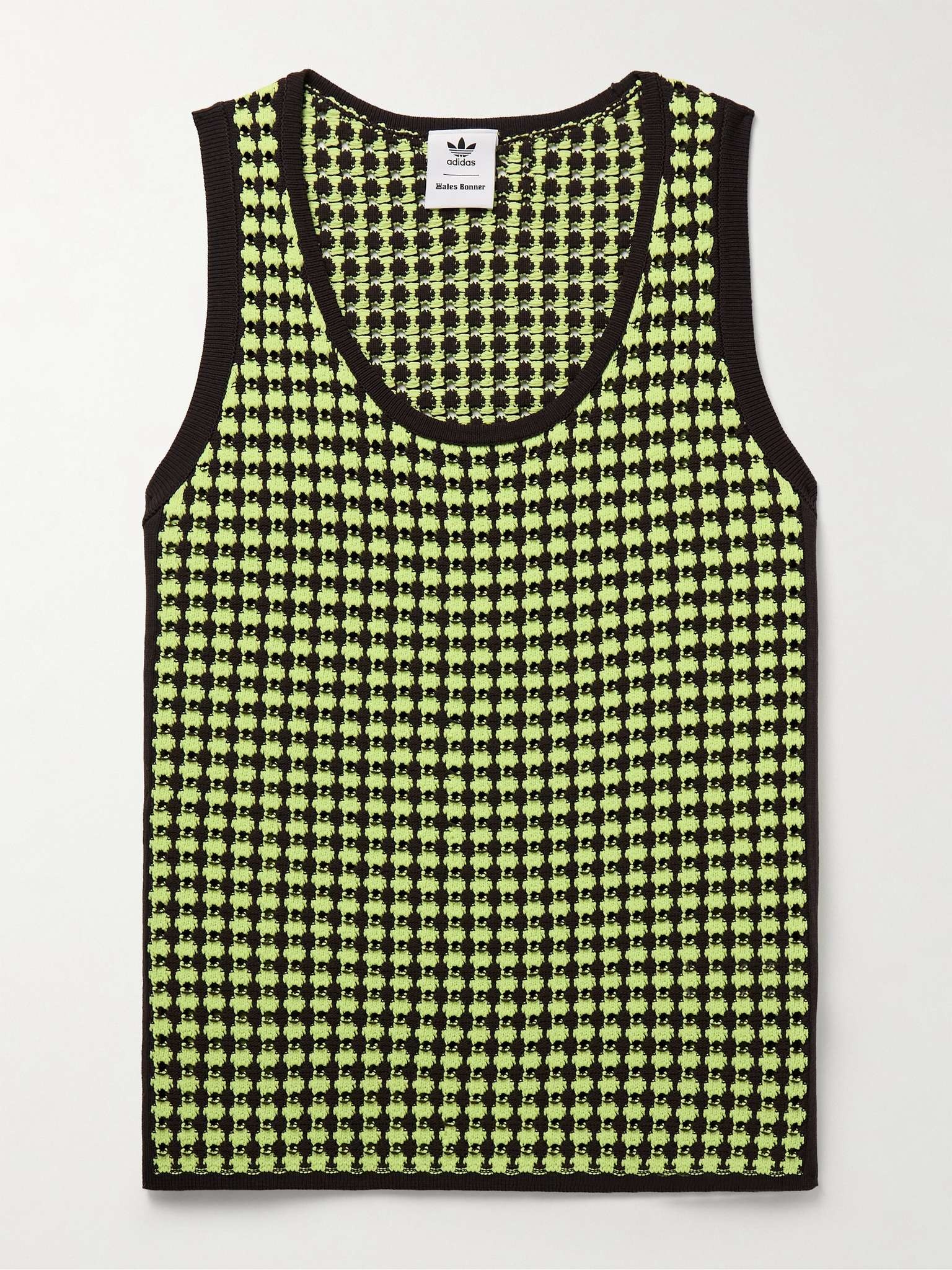 + Wales Bonner Slim-Fit Open-Knit Recycled Crochet-Knit Tank Top - 1