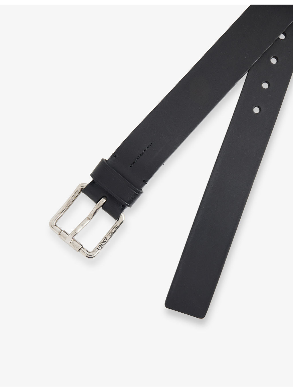 Roller Curve Leather Belt - 3