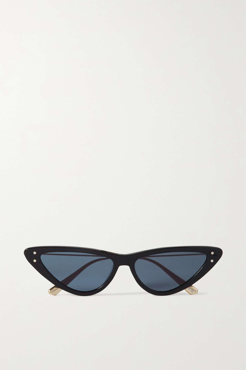 MissDior cat-eye acetate and gold-tone sunglasses - 1