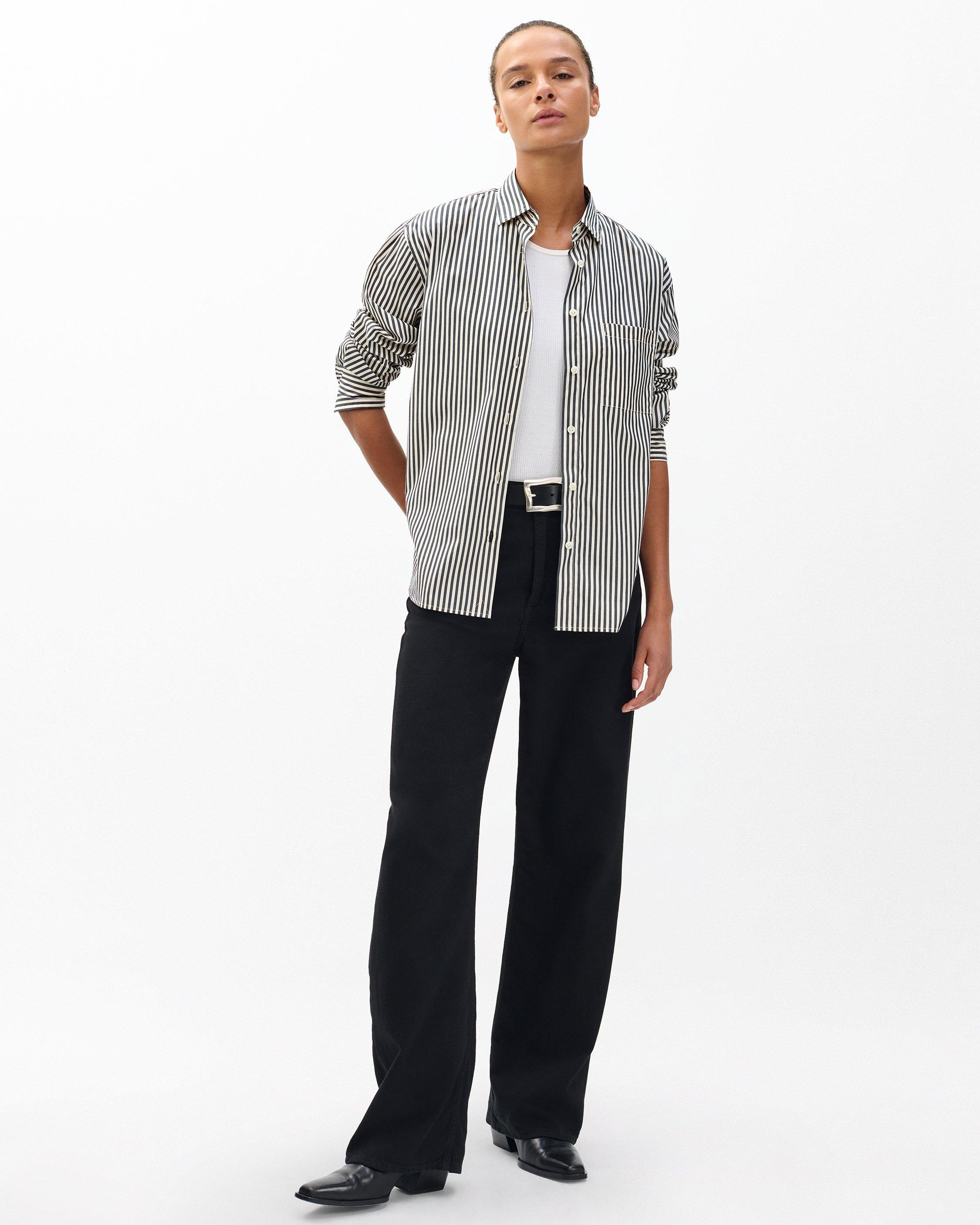 Connie Striped Poplin Shirt - 3