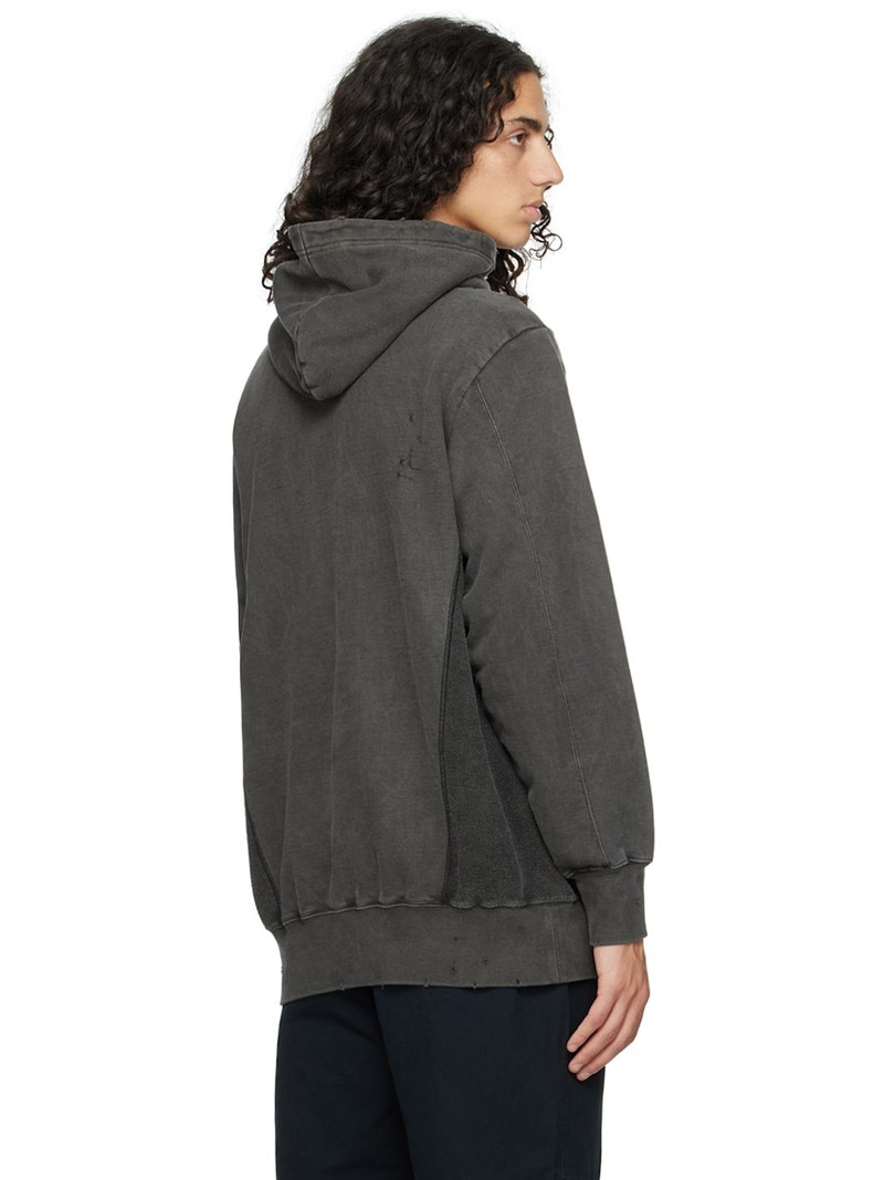 Gray Distressed Hoodie 3