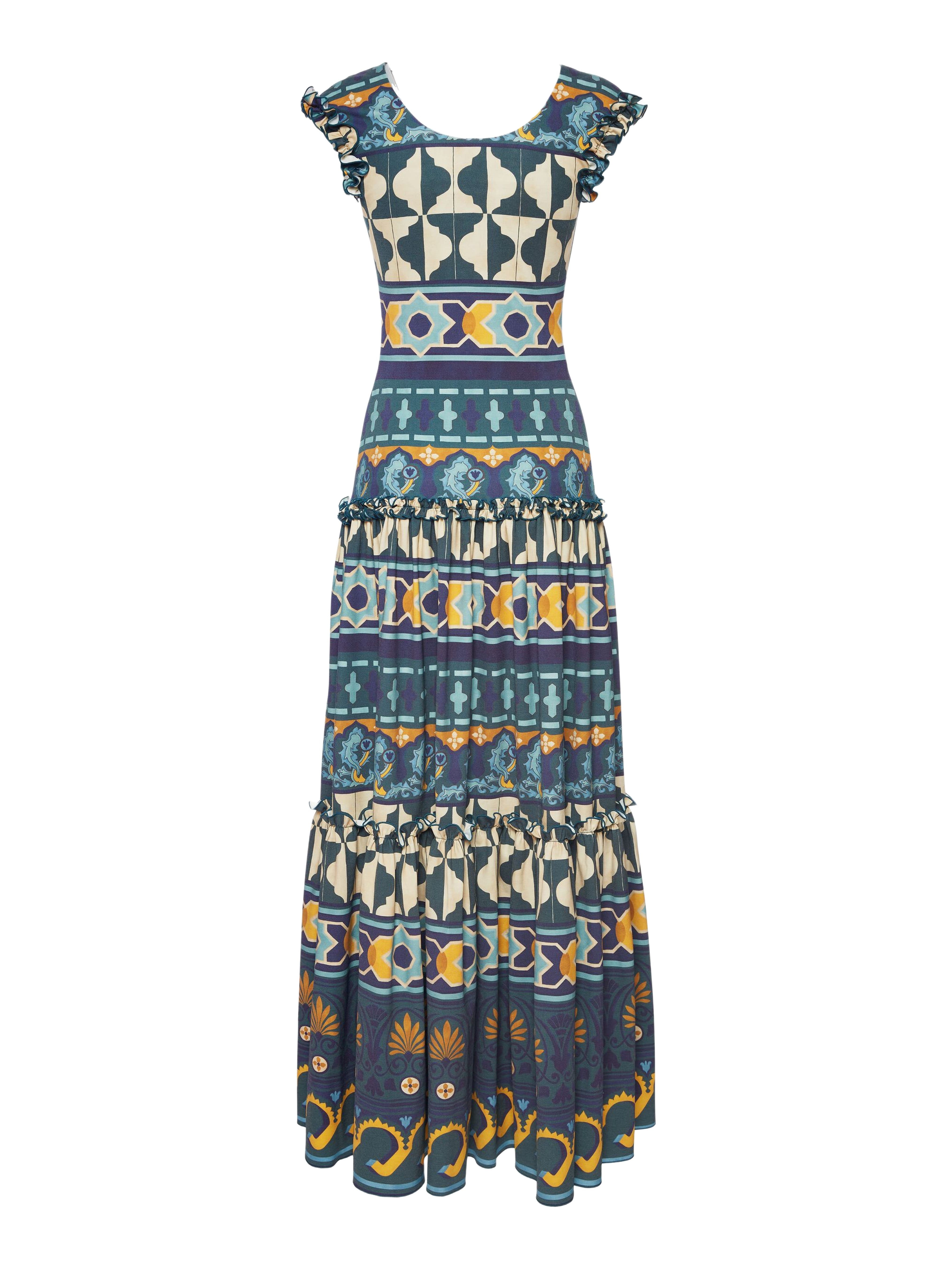 La DoubleJ Pimento Dress Placée Casareale Barre' Emerald at Nordstrom - 3