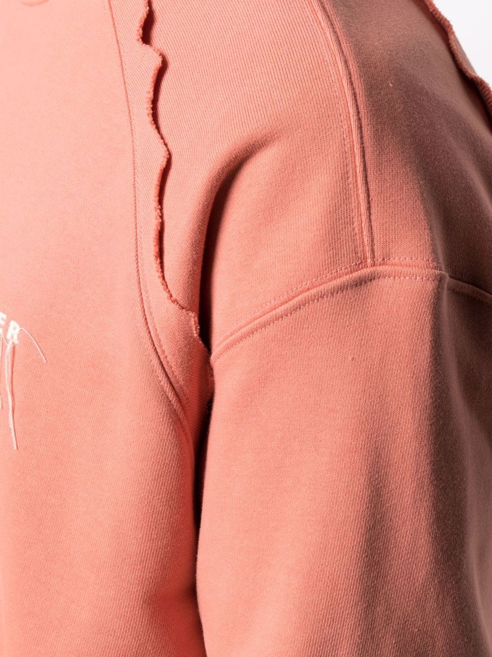 logo-embroidered oversize sweatshirt - 11