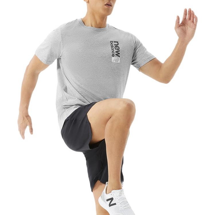 New Balance Sports Logo T-shirt 'Athletic Grey' MT21902-AG - 5