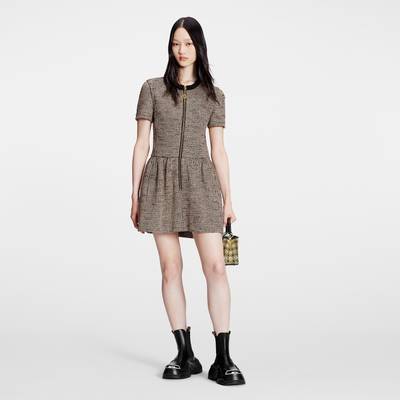 Louis Vuitton Zip-Up Lurex Tweed Dress outlook