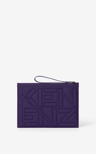 KENZO Arctic nylon clutch outlook