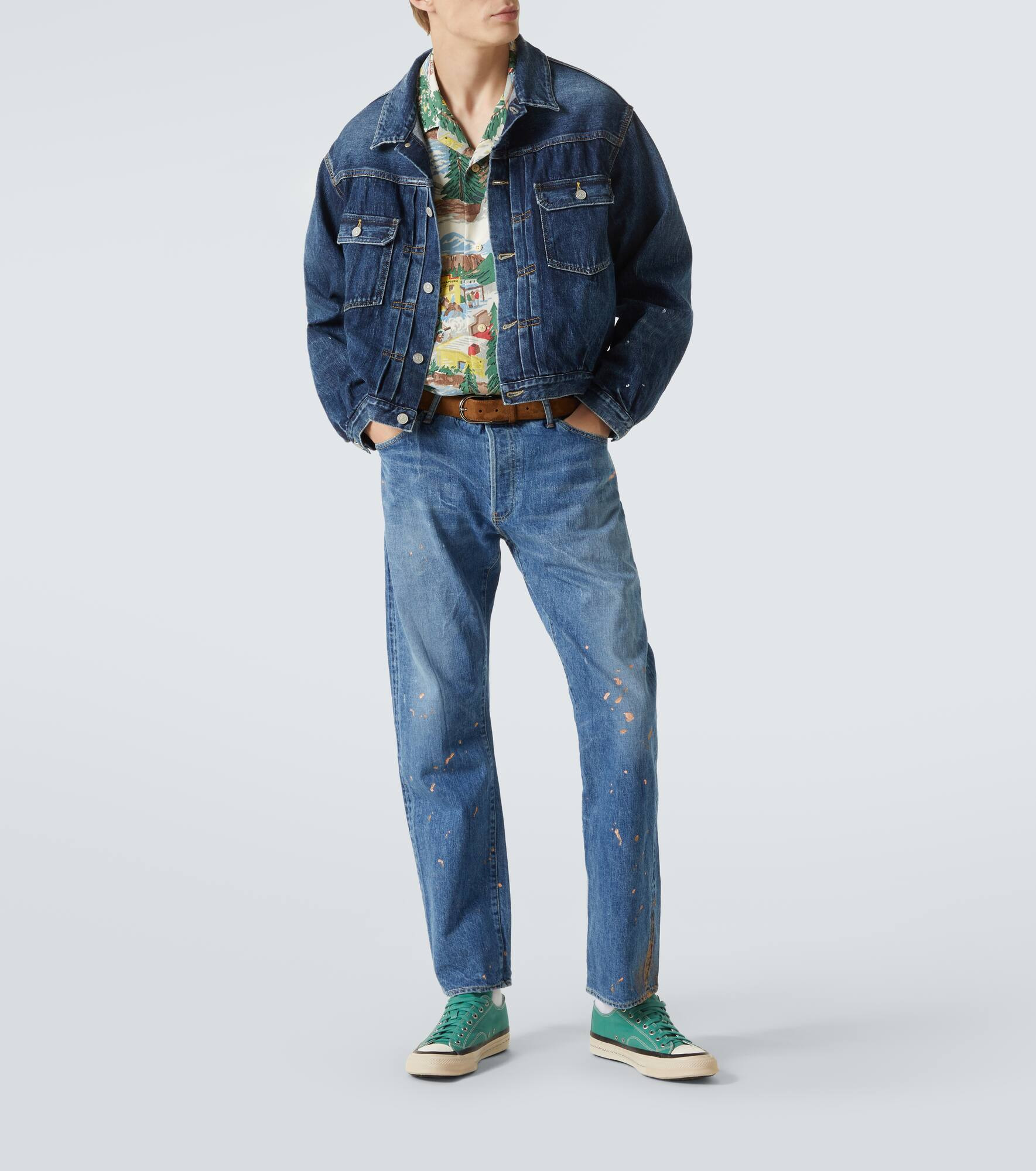 Crosby printed silk-blend bowling shirt - 2