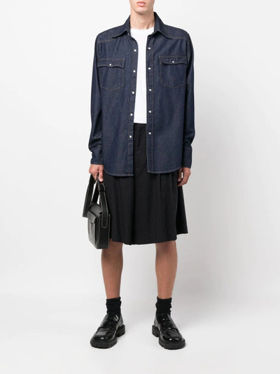 Maison Margiela chest-pocket denim shirt outlook