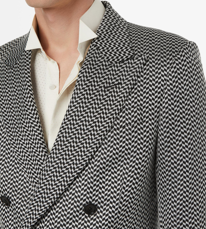 TOM FORD JACQUARD GEOMETRIC DESIGN JACKET outlook